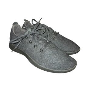 Allbirds Men's Wool Runner Dark Gray Superfine NZ Merino Wool Sneakers Size M12